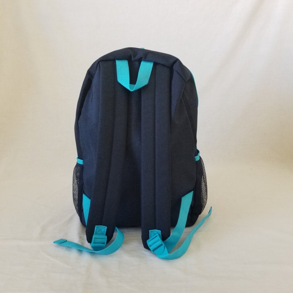 New! Lightweight Navy/Lt. Blue Basic Backpack W/B… - image 6